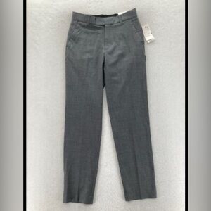 Structure Silk Pants in Charcoal
